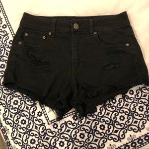 American Eagle high wasted distressed shorts